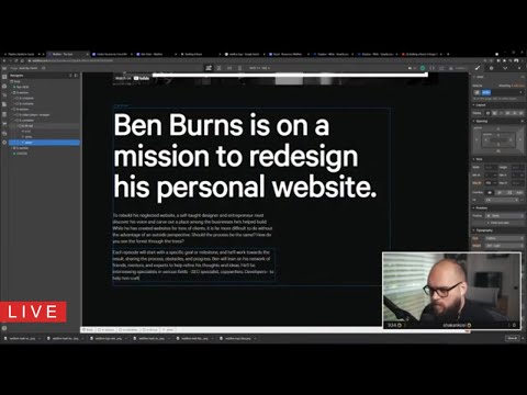 🔴 Live: Quick web page creation for The Futur's site // Work With Me