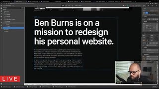 🔴 Live: Quick web page creation for The Futur's site // Work With Me
