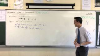 Polynomial Roots and Coefficients (1 of 5: Relationship between roots and coefficients of cubics)