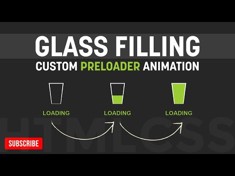 How to Make Custom Pre-Loader Page Loading Awesome Animation Using HTML & CSS | HTML & CSS Tutorial