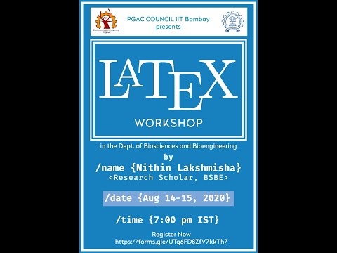 LaTex workshop by PGAC - Day 2