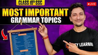 English | Most Important Grammar Topics | Class 10th MH Board | EasyLearning