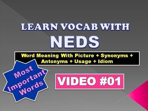 Daily English Vocab | Re-uploaded | Learn Words With Meaning | Hindi | Urdu|