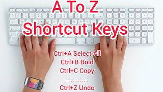 A to Z shortcut keys #computereducational #computer #computerscience #shortcutkeys #computertricks