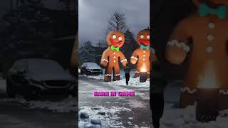 NEVER APPROACH THESE GINGERBREAD MEN AT NIGHT! 🍪⚠ #mindblown