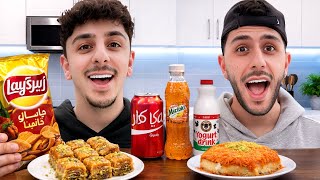 Faze Rug & Brawadis Try Middle Eastern VS American Snacks