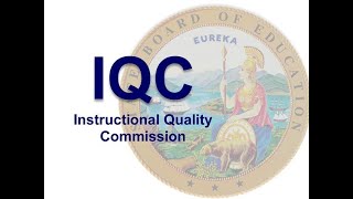IQC Meeting January 21, 2026