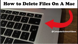 How to DELETE Files On a Mac Computer - The Correct Way - Basic Tutorial | New