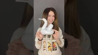 How to make balloon Swan. Simple twisting for beginners #videotutorial #twister #swan
