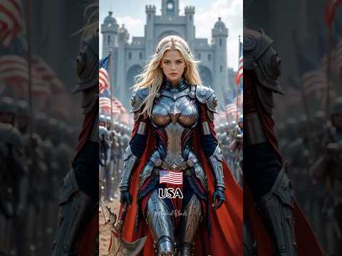 Countries as Warrior Queens | Part 04 #aiedits #aifusion #midjourney #aiart