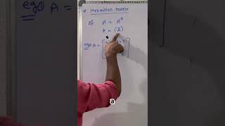 What is Hermition Matrix?#typesofmatrices #typesofmatrix