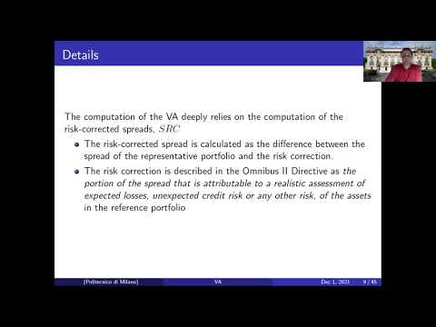 Daniele Marazzina - An investigation of the Volatility Adjustment