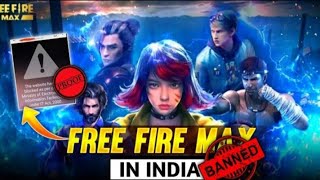 BREAKING NEWS Free Fire Max Banned🤕 99.9% #vkempireoffcial #freefiremaxbaninindia #indiangovernment