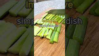 How to WOW your guest with just 3 ingredients : Celery Revolution