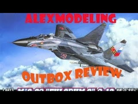 AlexModelling OUTBOX REVIEW OF 1/48 GWH Mig-29