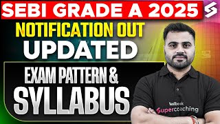 SEBI Grade A Notification 2025 | SEBI Grade A Exam Pattern & Syllabus | SEBI Asst Manager Pattern