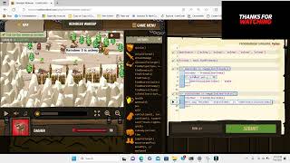 Reindeer Wakeup in Codecombat Python