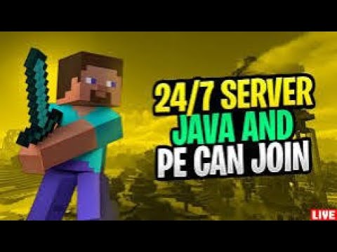 Join My Public SMP 😁 || Java+pe || Live Stream || Join Now