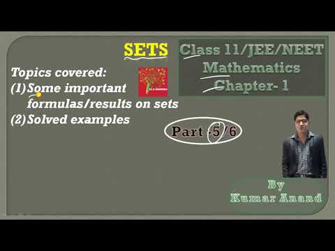 Sets - Part 5/6 (Class 11 maths, chap 1)