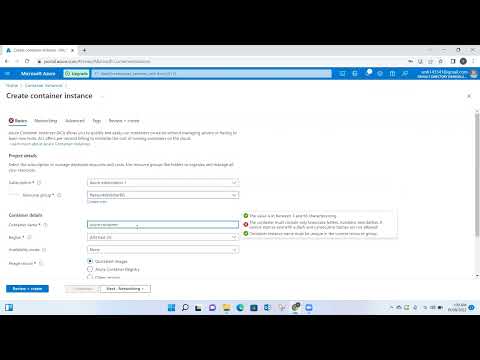 Azure Container Instances Tutorial