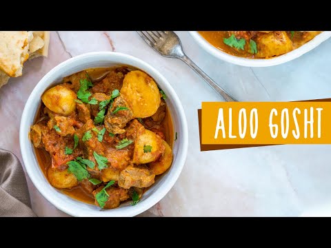 Aloo Gosht Salan Recipe (Urdu Hindi) | Easy Mutton Aloo Gosht Shorba in Pressure Cooker