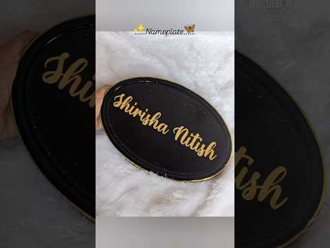 Resin Nameplate 🌟💕
