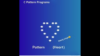 Heart 💓pattern program ||#short#shortvideo#youtubeshortvideo #Coding kre