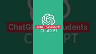 ChatGPT for students #shorts #ChatGPT #AItips #ChatGPTHacks #AItools #OpenAI #GPT5 #Short