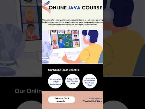 SkillUpX | JAVA Beginners   From Basic To Core Java Including Project Work | Certification Course