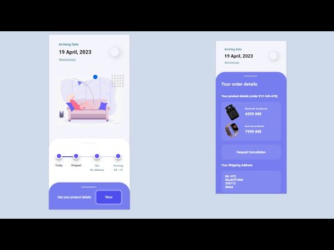 Product Delivery Status Card Using  HTML and CSS | Product Card Html Css Responsive | BcaCodeWali