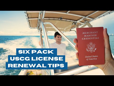 Renew Your 6-Pack Captain's License