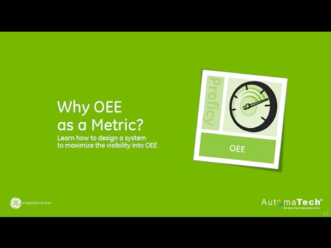Why OEE as a Metric - Applying OEE in a Real-World Scenario