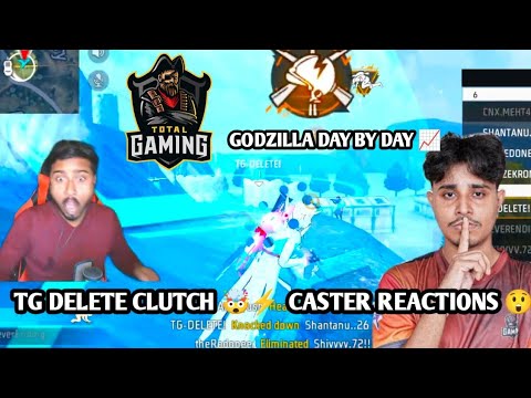 TG DELETE THE GODZILLA CLUTCH 🤯|| ONE MAN SHOW 🔥⚡ || CASTER SHOCKED 🤯 #freefire #totalgaming
