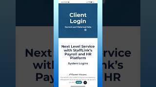 How to Login to Your STAFFLINK Employee Account?