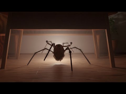 Spiderhead (The Thing) - Spider monster vs flame thrower made with Blender