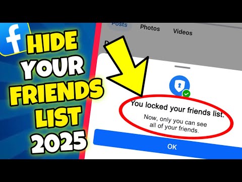 (UPDATED) How To Make Your Friends List Private on Facebook - Hide Facebook Friends 2025