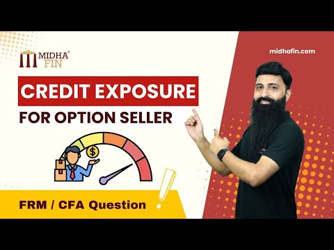 Credit Exposure for Put Option Seller - FRM/CFA/Derivatives