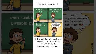 "Divisibility Rule for 2" #maths #quickmaths #mentalmath #divisibilityrule #shorts #mathstricks