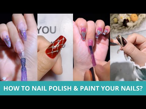 How To Nail Polish And Paint Your Nails Compilation | Nail Art Designs | TikTok Compilation