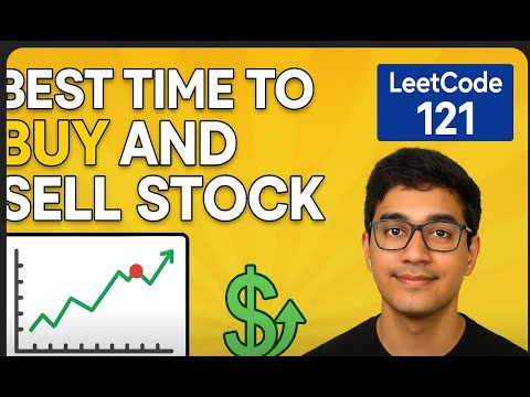 Best Time to Buy and Sell Stock 🤑 | LeetCode 121 | Buy Low, Sell High Strategy Explained