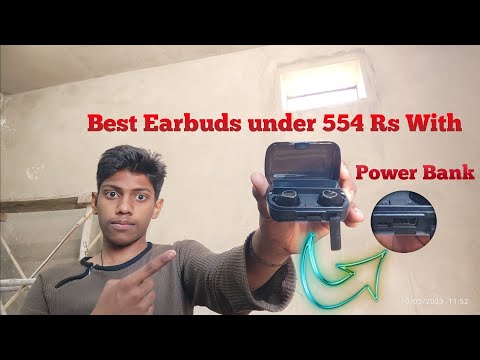 best Earbuds😱👈👌 under 554Rs with power Bank || sabse sasta Power Bank