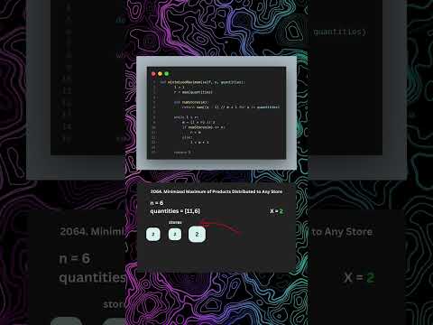 📊 Minimize Maximum Distribution – LeetCode 2064 Explained! 🛍️