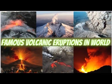 History's Famous Volcanic Eruptions and Volcano in the World  & know it's  important for Earth !!