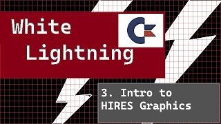 C64 White Lightning Part 3 - Intro to HIRES Graphics