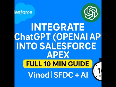 Connect ChatGPT to Salesforce in 10 Minutes | Secure API Integration with Named Credentials