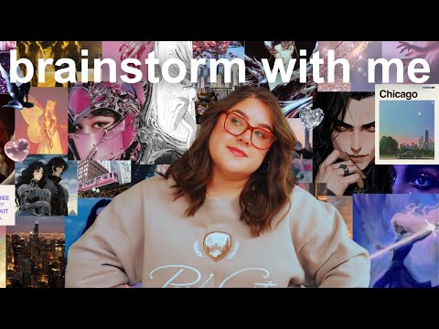 brainstorm my gritty magical girl duology with me ⚔️✨🔮 mood boarding, scrivener set up + inspiration