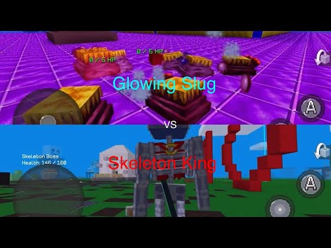 Skeleton King vs Death Slug - Multicraft edits