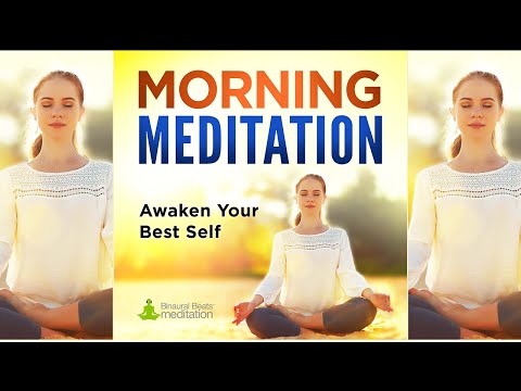 Morning Meditation For Productivity & Positive Energy: 528 Hz + Alpha Binaural Beats
