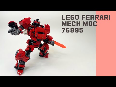 Tutorial_My Ferrari Lego 76895 robot mode (페라리 레고로봇 창작)