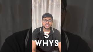 5 why’s on user centric design and user interviews